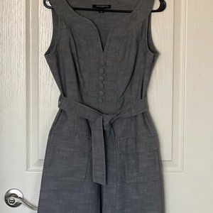 Sharagano dress, size 8, gray